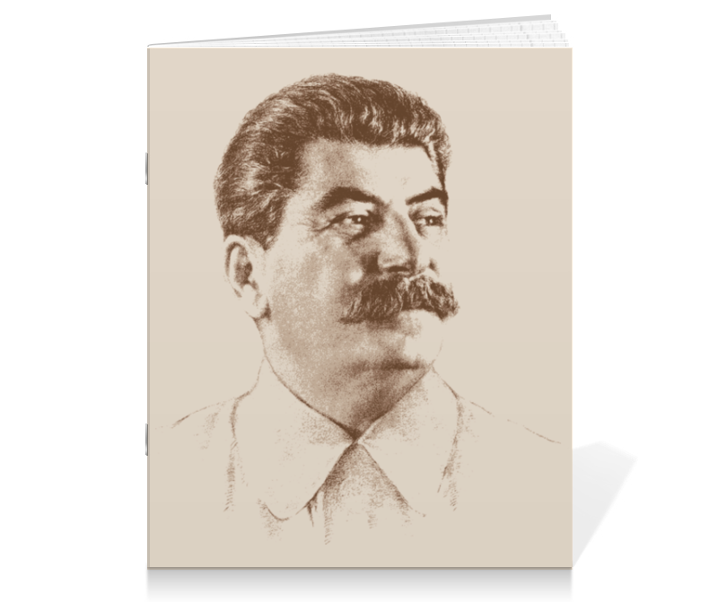 Printio Тетрадь на скрепке Сталин