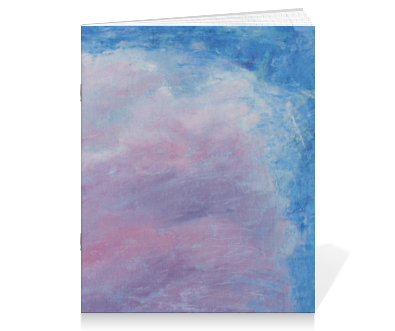Printio Тетрадь на скрепке Розовое облако на небе printio блокнот на пружине а4 розовое облако на небе