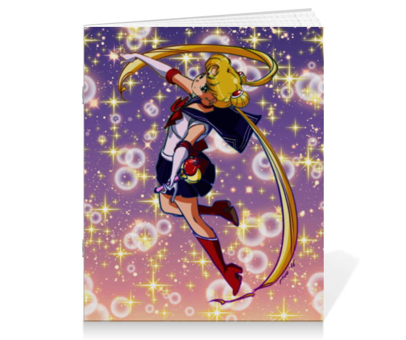 Printio Тетрадь на скрепке Sailor moon