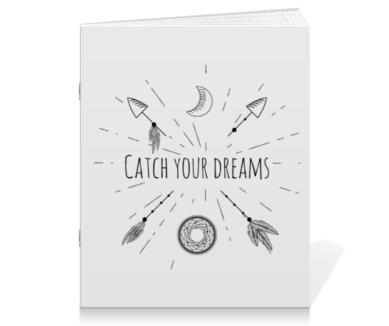Printio Тетрадь на скрепке Catch your dreams printio футболка классическая catch your dreams