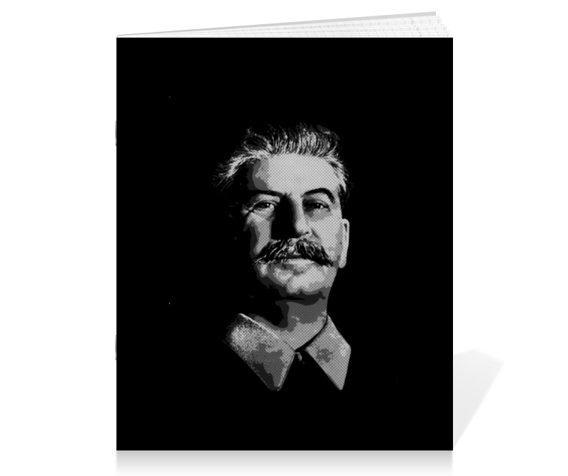 Printio Тетрадь на скрепке Сталин printio тетрадь на скрепке сталин