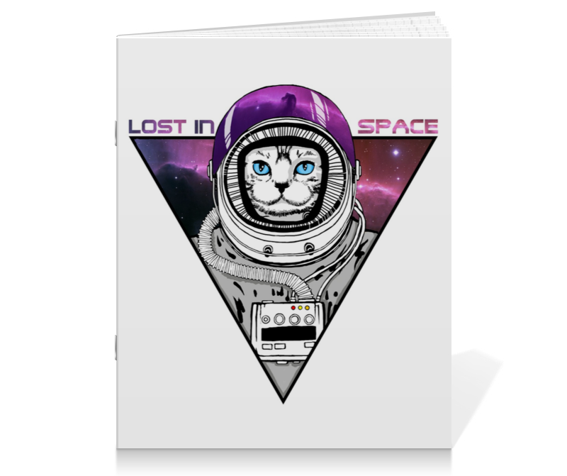 lemuria lost in space Printio Тетрадь на скрепке Lost in space