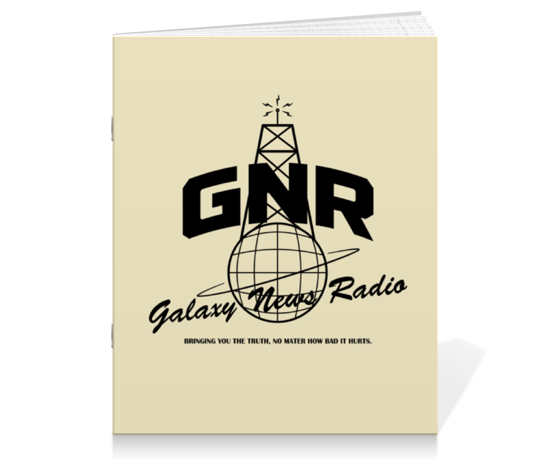 Printio Тетрадь на скрепке Fallout. galaxy news radio printio подушка fallout galaxy news radio