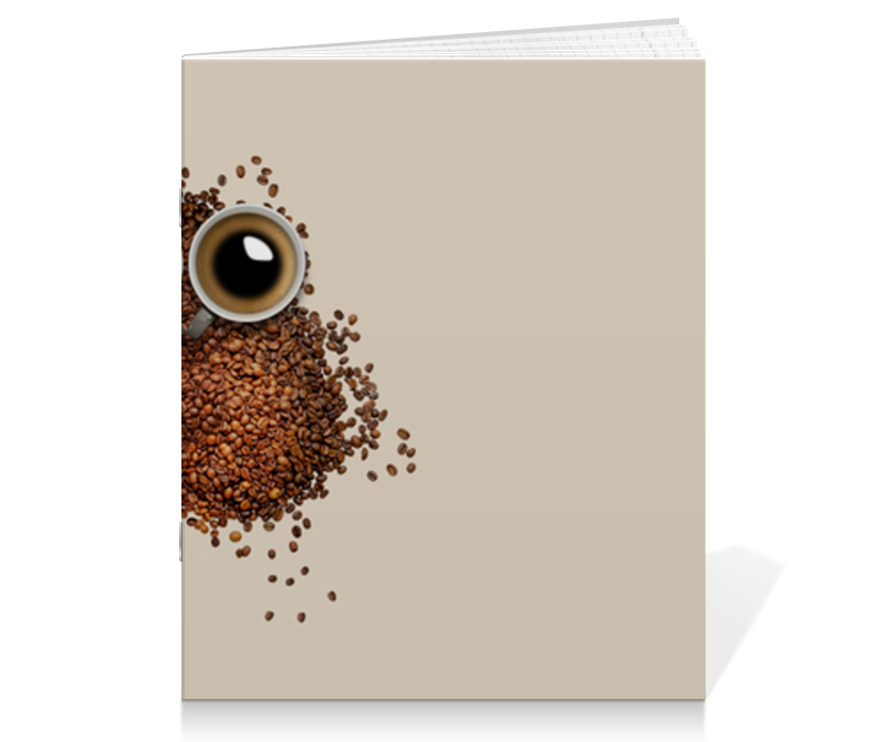 Printio Тетрадь на скрепке Кофе для совы printio значок кофе для совы