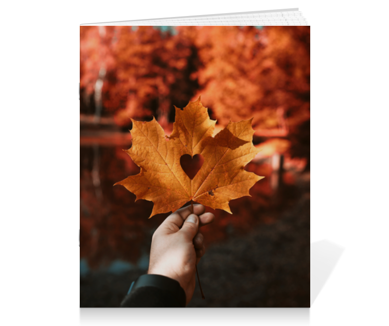 Printio Тетрадь на скрепке Осень цена и фото