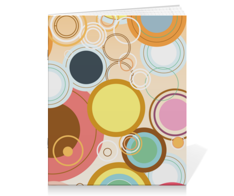 Printio Тетрадь на скрепке Абстрактная printio тетрадь на скрепке разноцветные квадратики