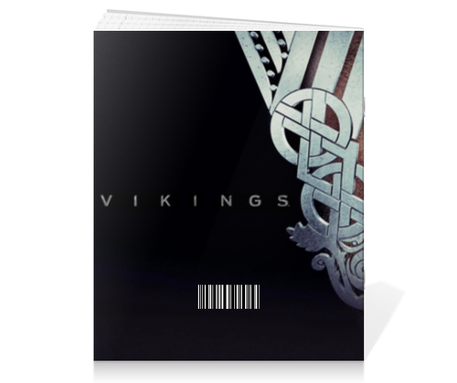 Заказать тетрадь в Москве. Тетрадь на скрепке Vikings от shop-viking - готовые дизайны и нанесение принтов.