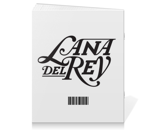 Заказать тетрадь в Москве. Тетрадь на скрепке Lana Del Rey от flipside - готовые дизайны и нанесение принтов.