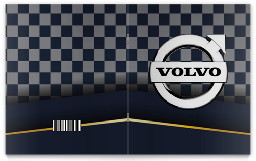 Заказать тетрадь в Москве. Тетрадь на скрепке Volvo от THE_NISE  - готовые дизайны и нанесение принтов.