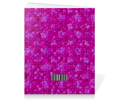 Заказать тетрадь в Москве. Тетрадь на скрепке purple от Vadim Koval - готовые дизайны и нанесение принтов.