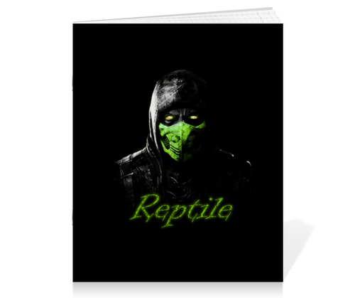 Заказать тетрадь в Москве. Тетрадь на скрепке Reptile от Дмитрий - готовые дизайны и нанесение принтов.