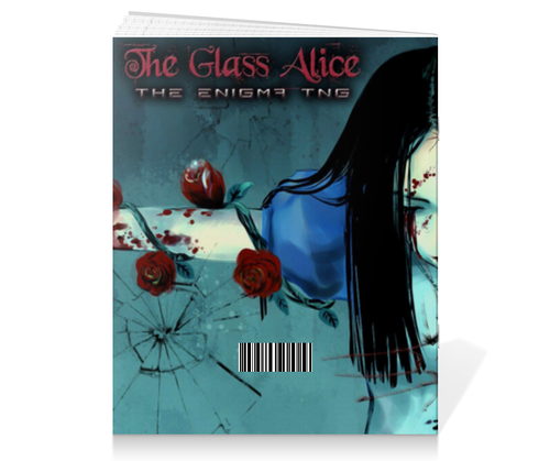 Заказать тетрадь в Москве. Тетрадь на скрепке The_Enigma_Tng  The Glass Alice от swarm.max@yandex.ru - готовые дизайны и нанесение принтов.