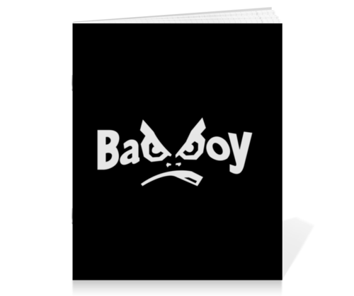 Заказать тетрадь в Москве. Тетрадь на скрепке Bad Boy от DESIGNER   - готовые дизайны и нанесение принтов.