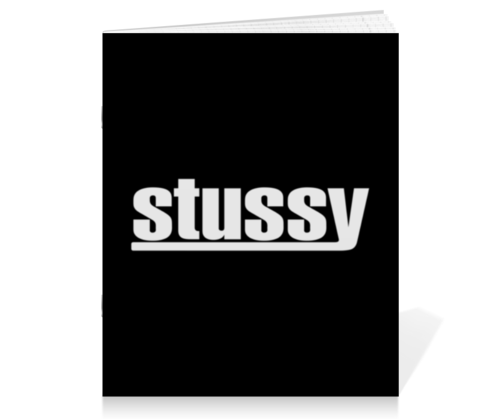 Заказать тетрадь в Москве. Тетрадь на скрепке Stussy от DESIGNER   - готовые дизайны и нанесение принтов.