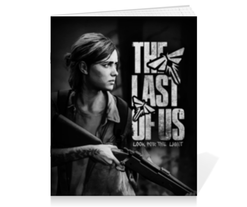 Заказать тетрадь в Москве. Тетрадь на скрепке THE LAST OF US от geekbox - готовые дизайны и нанесение принтов.
