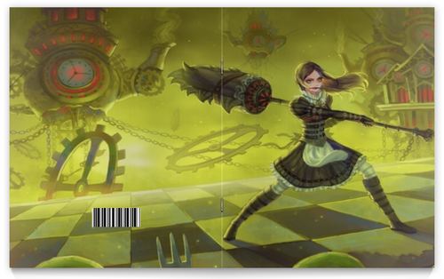 Заказать тетрадь в Москве. Тетрадь на скрепке Alice.Madness Returns - Стимпанк от Yaha Hekko - готовые дизайны и нанесение принтов.
