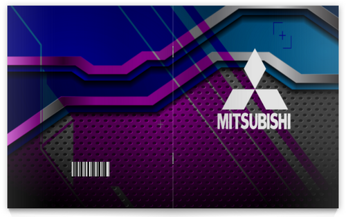 Заказать тетрадь в Москве. Тетрадь на скрепке Mitsubishi от THE_NISE  - готовые дизайны и нанесение принтов.