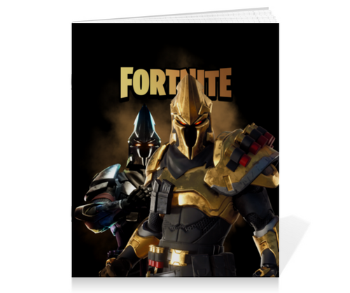Заказать тетрадь в Москве. Тетрадь на скрепке FORTNITE от geekbox - готовые дизайны и нанесение принтов.