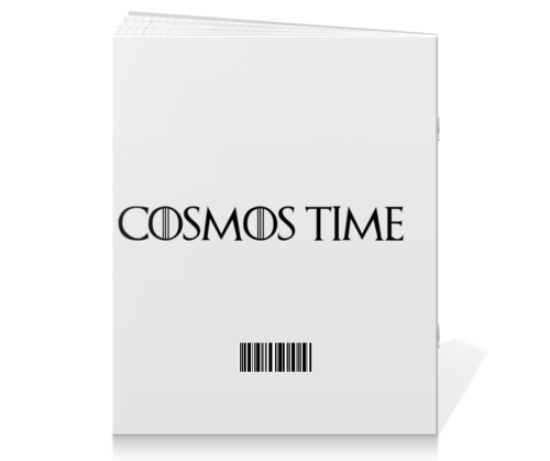 Заказать тетрадь в Москве. Тетрадь на скрепке Cosmos time  от Лилия Суслина - готовые дизайны и нанесение принтов.