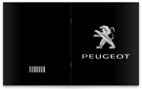Заказать тетрадь в Москве. Тетрадь на скрепке PEUGEOT от DESIGNER   - готовые дизайны и нанесение принтов.