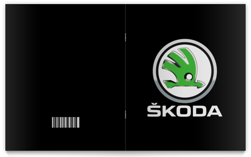 Заказать тетрадь в Москве. Тетрадь на скрепке SKODA от DESIGNER   - готовые дизайны и нанесение принтов.
