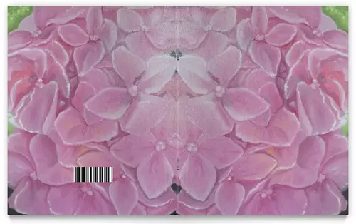 Заказать тетрадь в Москве. Тетрадь на скрепке Лепестки розовой гортензии от Алёна Лебедь - готовые дизайны и нанесение принтов.