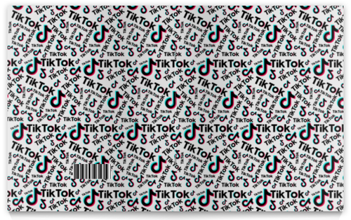 Заказать тетрадь в Москве. Тетрадь на скрепке TikTok  от DESIGNER   - готовые дизайны и нанесение принтов.