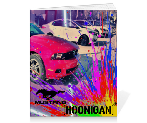 Заказать тетрадь в Москве. Тетрадь на скрепке Mustang Hoonigan  от TheAndarz  - готовые дизайны и нанесение принтов.