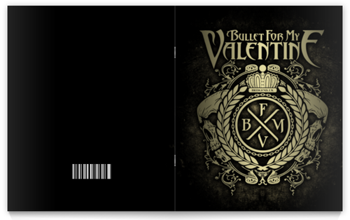 Заказать тетрадь в Москве. Тетрадь на скрепке Bullet For My Valentine от geekbox - готовые дизайны и нанесение принтов.
