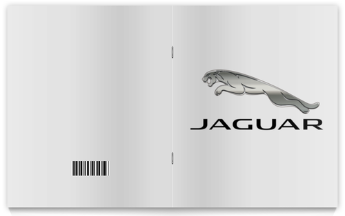 Заказать тетрадь в Москве. Тетрадь на скрепке JAGUAR  от DESIGNER   - готовые дизайны и нанесение принтов.