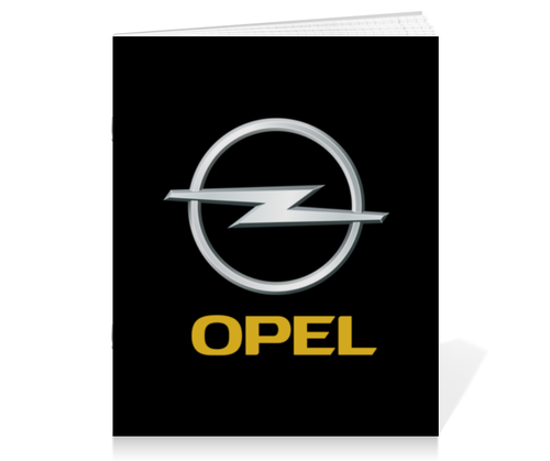 Заказать тетрадь в Москве. Тетрадь на скрепке OPEL  от DESIGNER   - готовые дизайны и нанесение принтов.