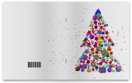 Заказать тетрадь в Москве. Тетрадь на скрепке Новогодние праздники от FireFoxa - готовые дизайны и нанесение принтов.