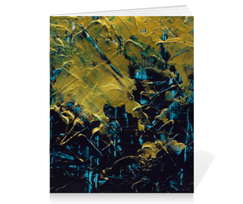 Заказать тетрадь в Москве. Тетрадь на скрепке Abstract от d_ari.design@mail.ru - готовые дизайны и нанесение принтов.