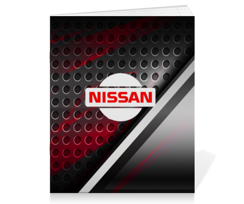 Заказать тетрадь в Москве. Тетрадь на скрепке Nissan от THE_NISE  - готовые дизайны и нанесение принтов.