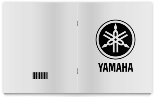Заказать тетрадь в Москве. Тетрадь на скрепке YAMAHA от DESIGNER   - готовые дизайны и нанесение принтов.