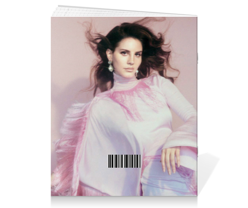 Заказать тетрадь в Москве. Тетрадь на скрепке Lana Del Rey от flipside - готовые дизайны и нанесение принтов.