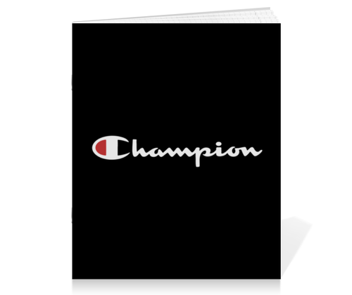 Заказать тетрадь в Москве. Тетрадь на скрепке Champion от DESIGNER   - готовые дизайны и нанесение принтов.