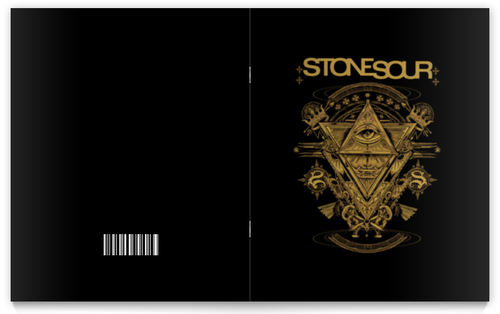 Заказать тетрадь в Москве. Тетрадь на скрепке  Stone Sour от geekbox - готовые дизайны и нанесение принтов.