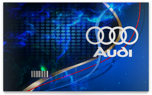 Заказать тетрадь в Москве. Тетрадь на скрепке  Авто Audi от THE_NISE  - готовые дизайны и нанесение принтов.
