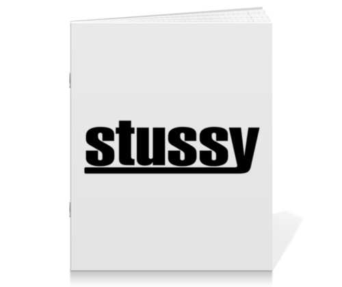 Заказать тетрадь в Москве. Тетрадь на скрепке Stussy от DESIGNER   - готовые дизайны и нанесение принтов.
