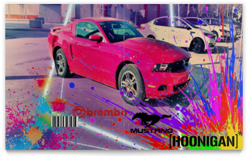 Заказать тетрадь в Москве. Тетрадь на скрепке Mustang Hoonigan  от TheAndarz  - готовые дизайны и нанесение принтов.