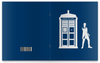 Заказать тетрадь в Москве. Тетрадь на скрепке Доктор Кто от GeekFox  - готовые дизайны и нанесение принтов.