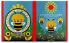 Заказать тетрадь в Москве. Тетрадь на скрепке Пчелка Жужа от MERLINAVE - готовые дизайны и нанесение принтов.