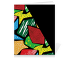 Заказать тетрадь в Москве. Тетрадь на скрепке Цветная абстракция от IrinkaArt  - готовые дизайны и нанесение принтов.