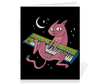 Заказать тетрадь в Москве. Тетрадь на скрепке Synth Cat от Павел Павел - готовые дизайны и нанесение принтов.