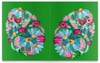 Заказать тетрадь в Москве. Тетрадь на скрепке Яйцо из цветов от IrinkaArt  - готовые дизайны и нанесение принтов.