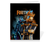 Заказать тетрадь в Москве. Тетрадь на скрепке FORTNITE от geekbox - готовые дизайны и нанесение принтов.