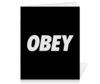 Заказать тетрадь в Москве. Тетрадь на скрепке OBEY  от DESIGNER   - готовые дизайны и нанесение принтов.