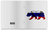 Заказать тетрадь в Москве. Тетрадь на скрепке Русский Медведь от FireFoxa - готовые дизайны и нанесение принтов.