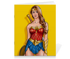 Заказать тетрадь в Москве. Тетрадь на скрепке Чудо-женщина / Wonder Woman от Jimmy Flash - готовые дизайны и нанесение принтов.